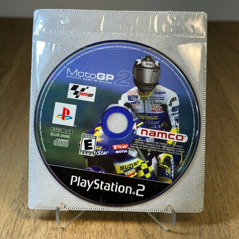 Namco MotoGP 2 PlayStation 2 PS2 Blue Disc Good Tested Working SLUS 20285